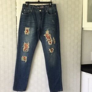 P4:13 Woman’s P Four One Three Jeans size 27 color blue washable #490